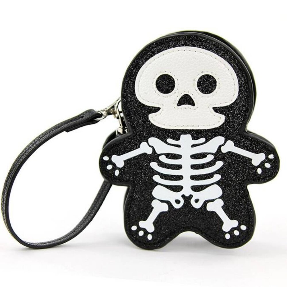 Sleepyville Critters Small Skeleton Wristlet bag